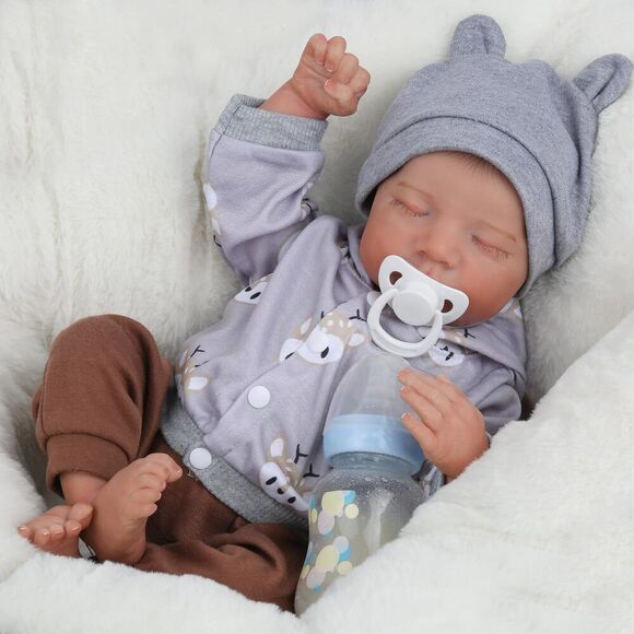Wooroy Reborn Baby Dolls Boy - 18 Inch Anatomically Correct Doll Realistic Newb - Picture 2 of 6